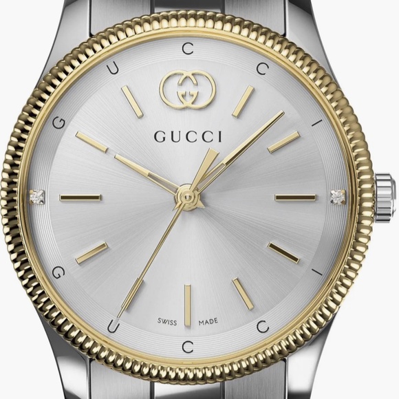 Gucci G-Timeless Diamond Slim Bracelet Watch, 29mm - Picture 2 of 7